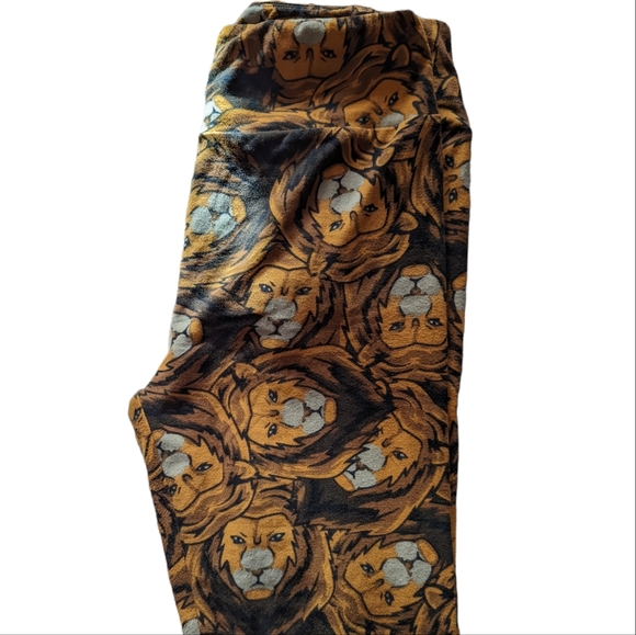 4 LuLaRoe OS leggings Lion, Cities, Monkey, Daisy . - Picture 2 of 9